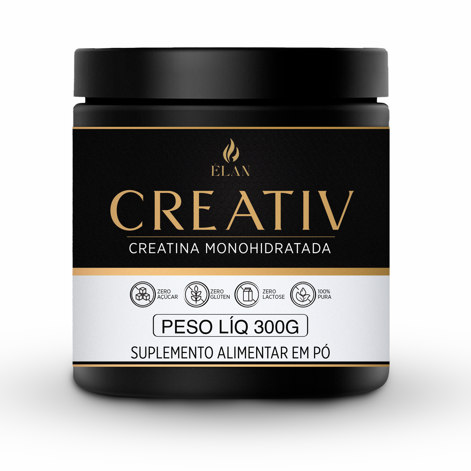 Creativ - Creatina Monohidratada (300g) - 100% Pura