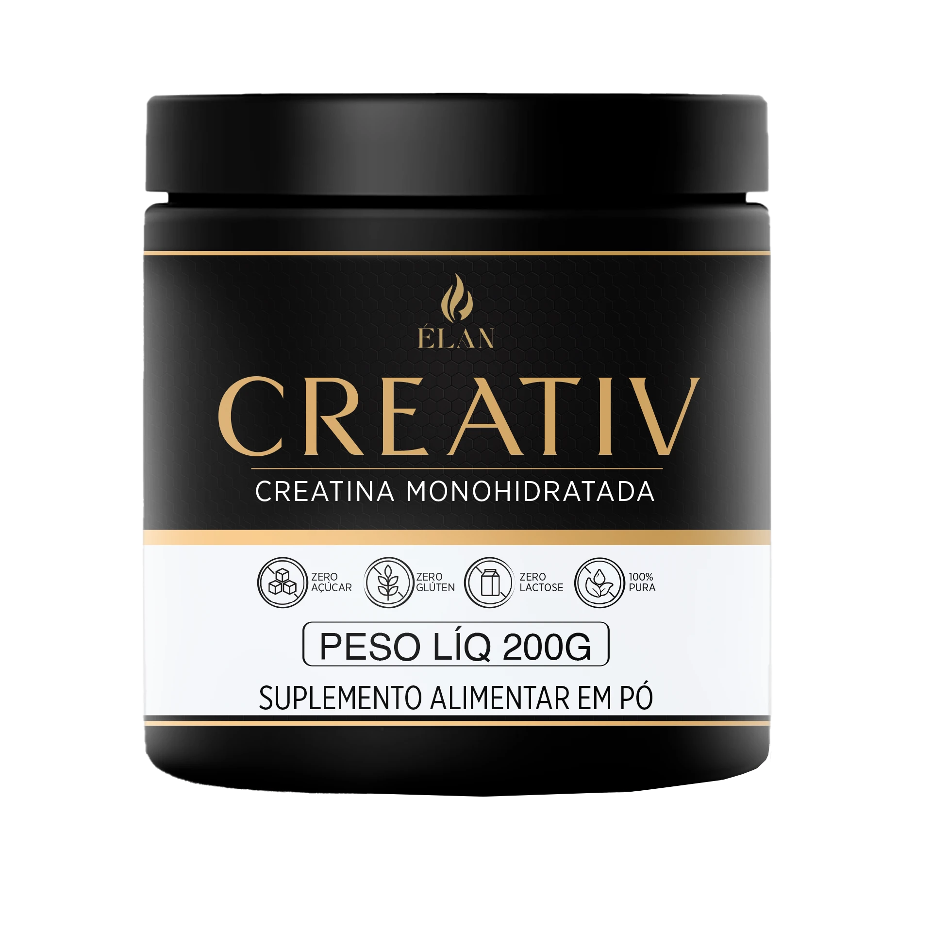 Creativ - Creatina Monohidratada (200g) - 100% Pura