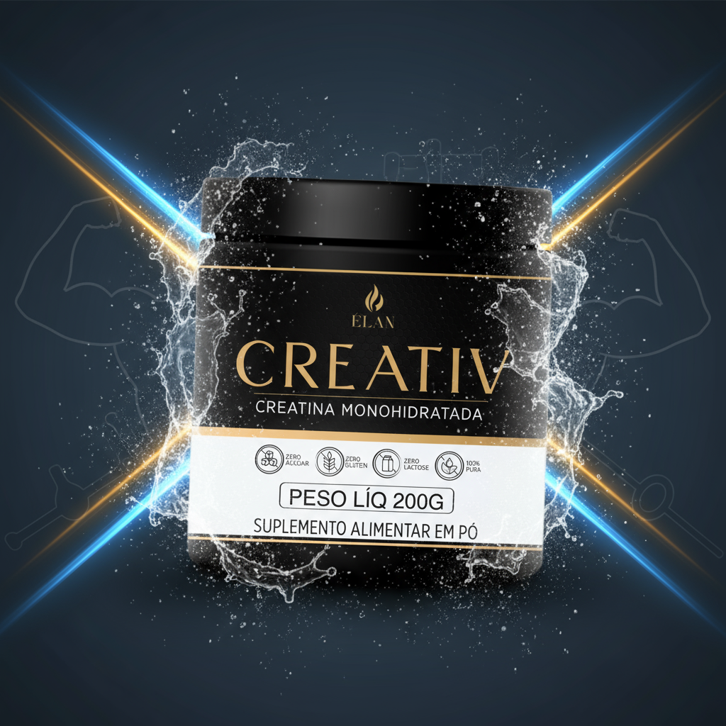 Creativ - Creatina Monohidratada (200g) - 100% Pura - Imagem 3